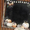 GRAPHIC 45 BOOtiful Greetings 12x12 Paper: Pumpkin Layout
