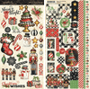 GRAPHIC 45 Merry-ful Greetings Cardstock Sticker Set