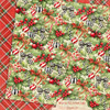 GRAPHIC 45 Merry-ful Greetings 12x12 Paper: Holly & Bows