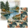 COMING SOON: 49 AND MARKET 12x12 Paper: Campfire Memories - Waters Edge