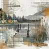 COMING SOON: 49 AND MARKET 12x12 Paper: Campfire Memories - Jetty