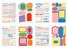 ECHO PARK Essentials Phrases Sticker Book: Celebration