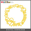 DIGITAL DOWNLOAD: Cut Files by Allison - We Create Wreath Date