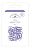 DOODLEBUG DESIGNS Monochromatic Mini Paper Clips: Lilac