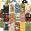 PREORDER - ships November: Simple Vintage Trunk Show 12x12 Paper: Tag Elements