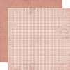 PREORDER - ships November: Simple Vintage Trunk Show 12x12 Paper: Mauve Gingham
