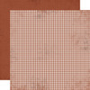 PREORDER - ships November: Simple Vintage Trunk Show 12x12 Paper: Rust Gingham
