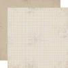 PREORDER - ships November: Simple Vintage Trunk Show 12x12 Paper: Oatmeal Gingham