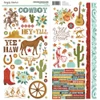 PREORDER - ships November: Country Roads Cowboy Cardstock Stickers - Icons