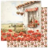 PAPER ROSE Poppy Garden 12x12 Paper: B