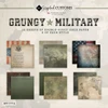 SCRAPBOOK CUSTOMS 12x12 Military Themed Paper Pack: Grungy Military