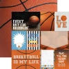 PAPER HOUSE PRODUCTIONS 12x12 Paper: Basketball Tags