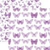 PAPER HOUSE PRODUCTIONS 12x12 Paper: Watercolor Butterflies - Purple