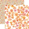 PAPER HOUSE PRODUCTIONS 12x12 Paper: Watercolor Floral - Orange