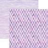 PAPER HOUSE PRODUCTIONS 12x12 Paper: Watercolor Plaid / Stripes - Purple