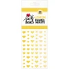 KEEP IT SIMPLE Back To Basics Enamel Hearts - Lemon