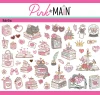 PINK & MAIN Rub-Ons: Bookish Roman-tasy