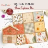 CRAFTREAT Blank Folio Kit: House Explosion Box