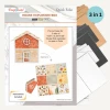 CRAFTREAT Blank Folio Kit: House Explosion Box