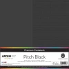 ARDEN CREATIVE STUDIO 12x12 Premium Cardstock: Pitch Black (20 pack)