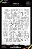 ARDEN CREATIVE STUDIO 6x8 Stencil: Makers Series - Sentiment Block