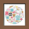 DOODLEBUG 8x8 Shadow Box Kit - Happy Healing