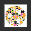 DOODLEBUG 8x8 Shadow Box Kit - Hey Pumpkin