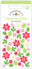 PREORDER - ships late NOVEMBER: DOODLEBUG DESIGNS Dear Santa Shape Sprinkles: Berry Merry Floral