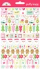 PREORDER - ships late NOVEMBER: DOODLEBUG DESIGNS Dear Santa Puffy Icons Stickers