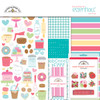 DOODLEBUG DESIGNS Cream & Sugar 12x12 Essentials Kit