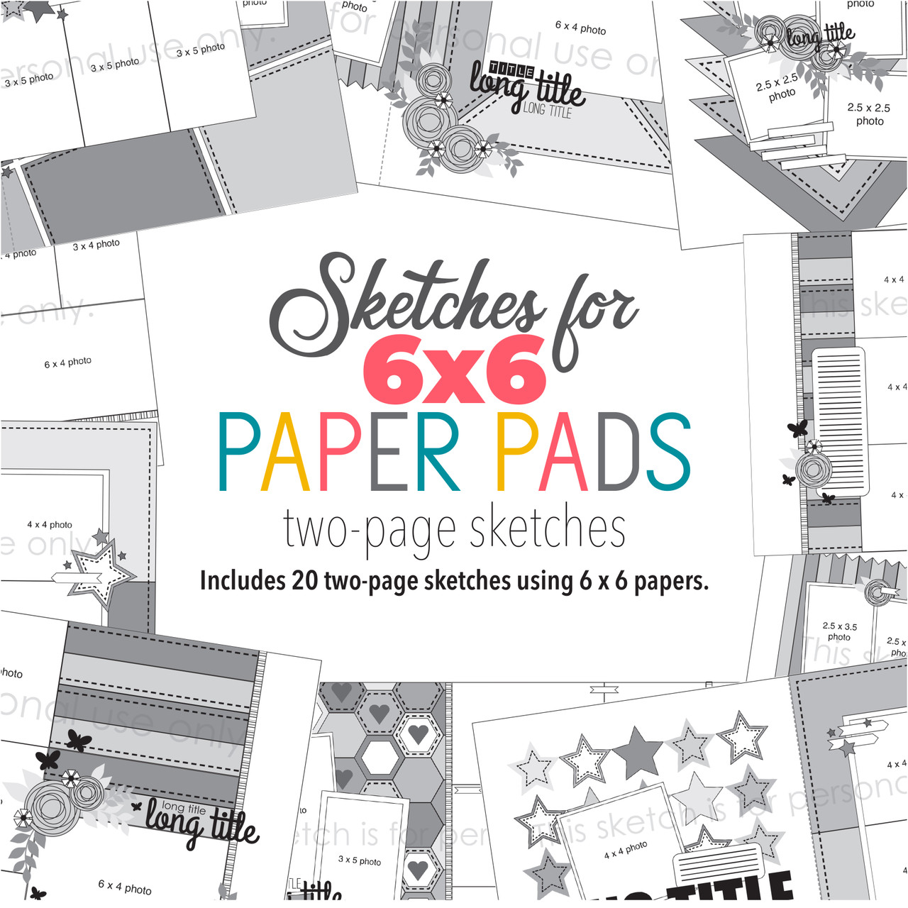 525 New and Exciting Double Page Scrapbook Sketches Hundreds Of Layout  Ideas To Inspire You 525 Scrapbooking Sketches Books Lyons Anna  9780645664126 Amazoncom Books