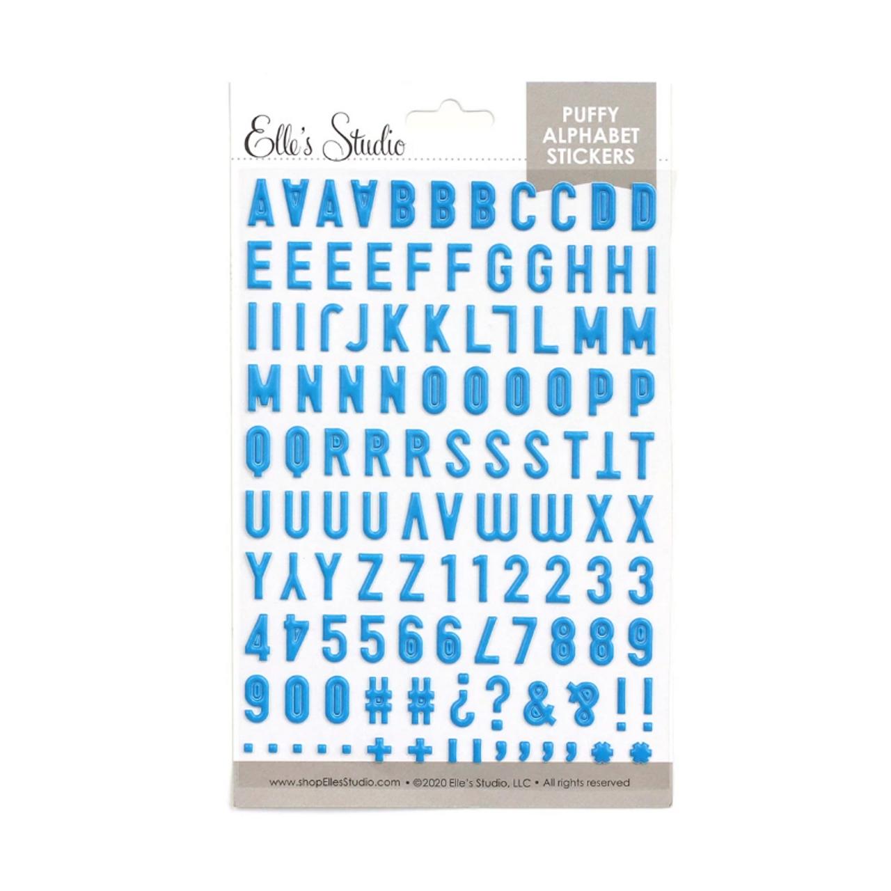 Large Dark Green Puffy Alphabet Stickers – Layle By Mail