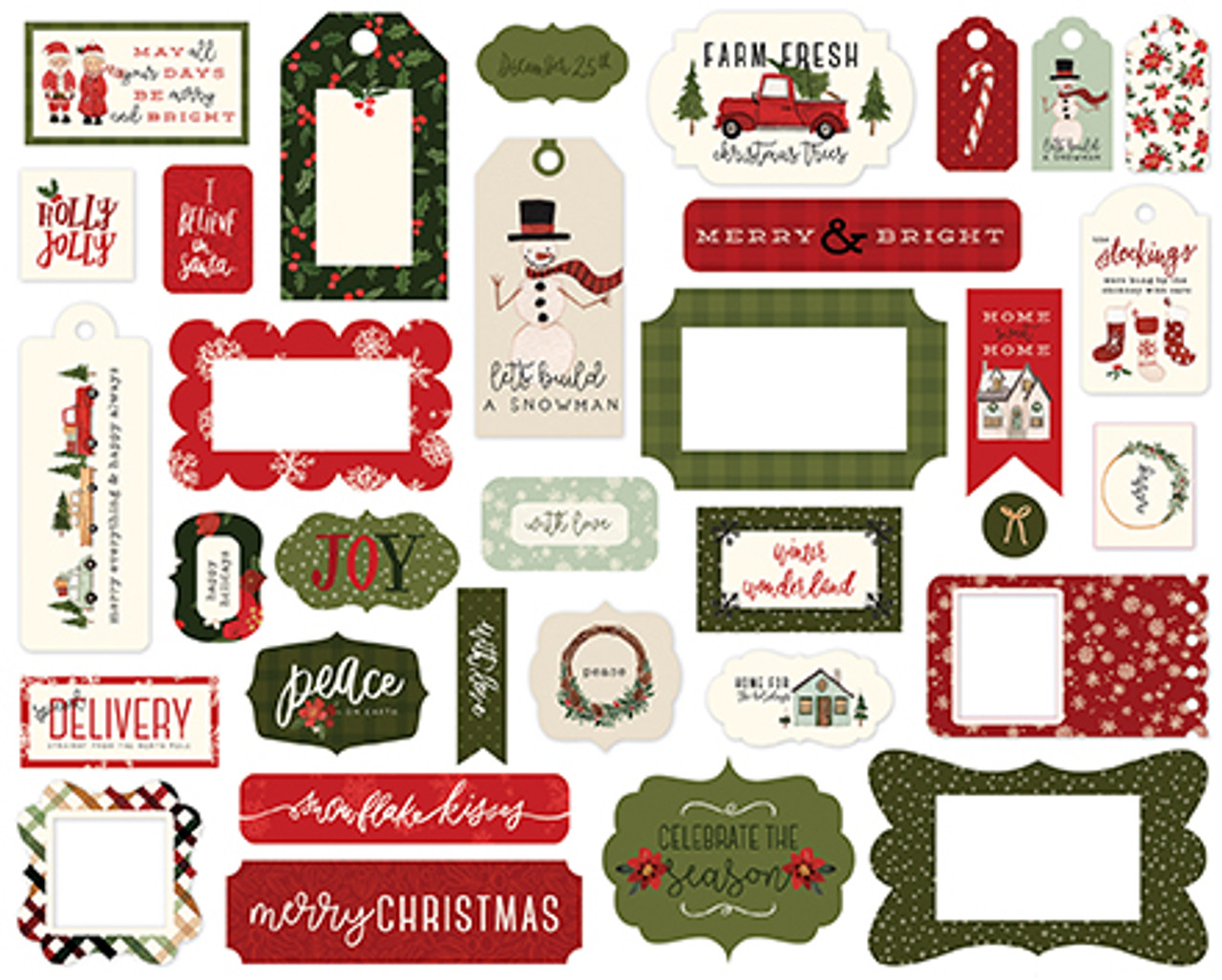 Carta Bella Home for Christmas Stickers