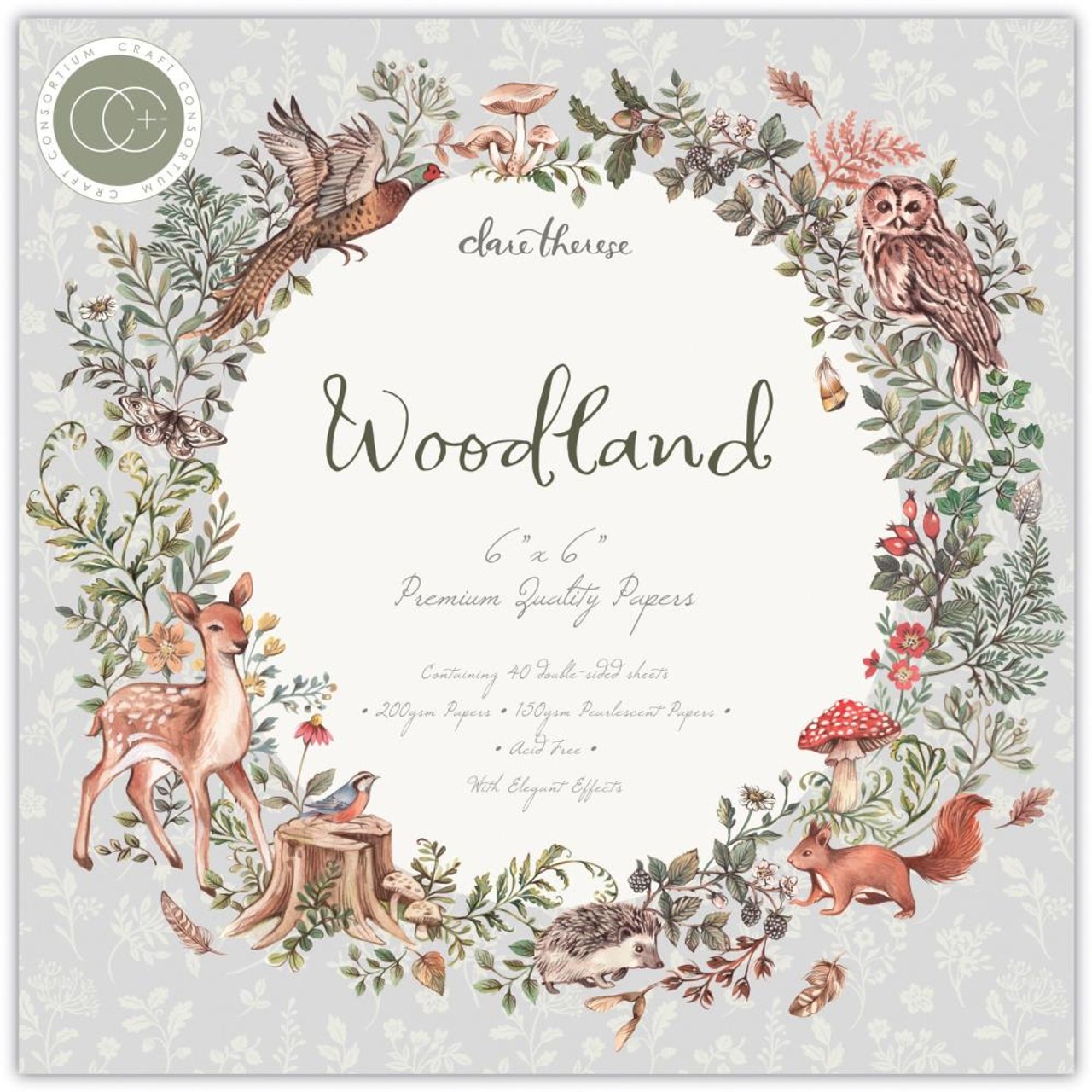 CRAFT CONSORTIUM 6x6 Paper Pad Premium Collection: Secret Garden -  Scrapbook Generation