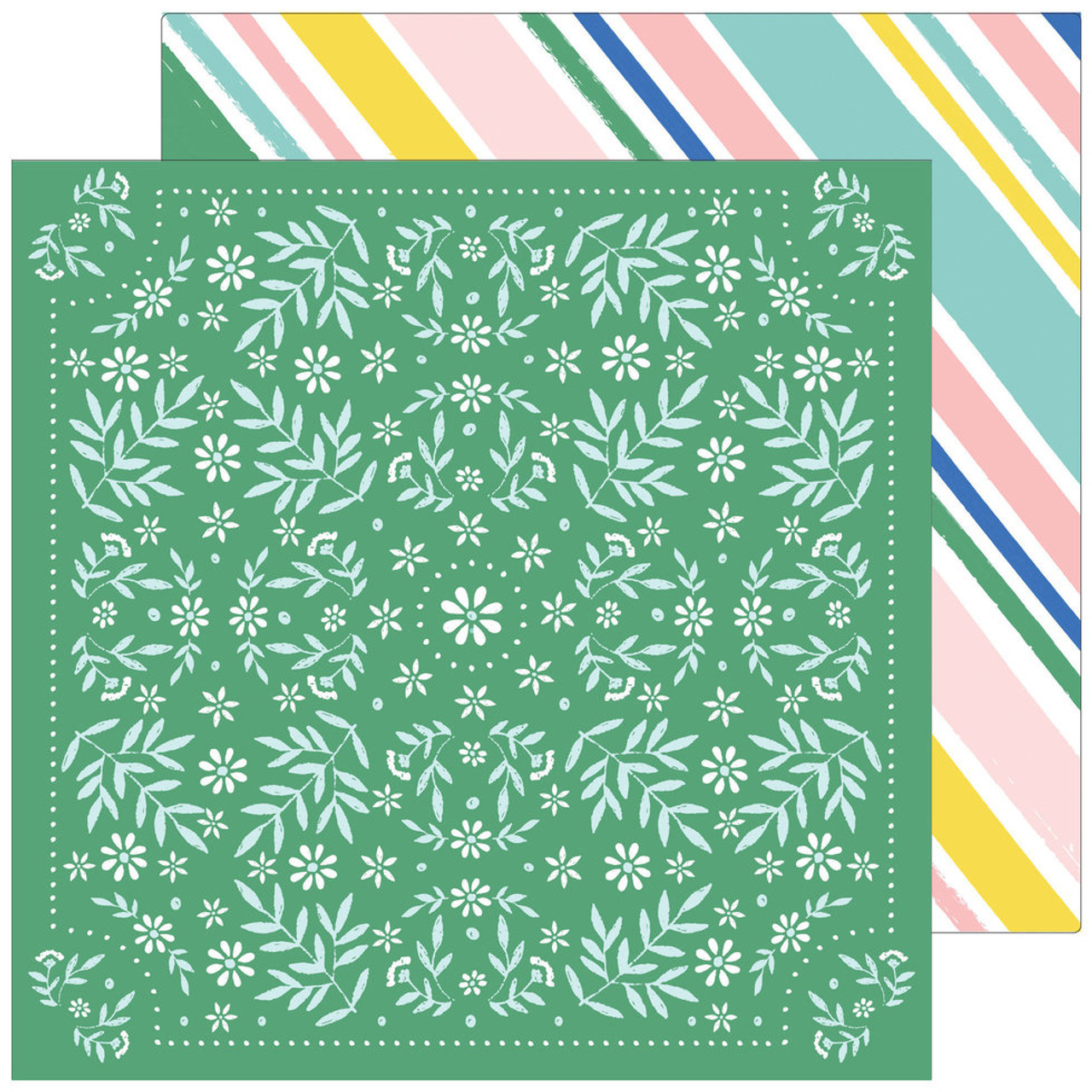 Pinkfresh Fabric Stickers-Lovely Blooms