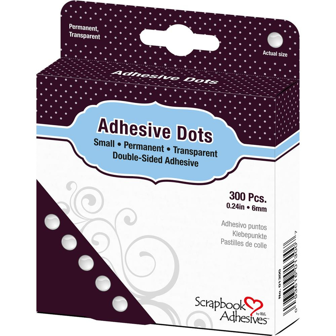 SCRAPBOOK ADHESIVES Permanent Adhesive Dots Roll: Small (300 pc.) -  Scrapbook Generation