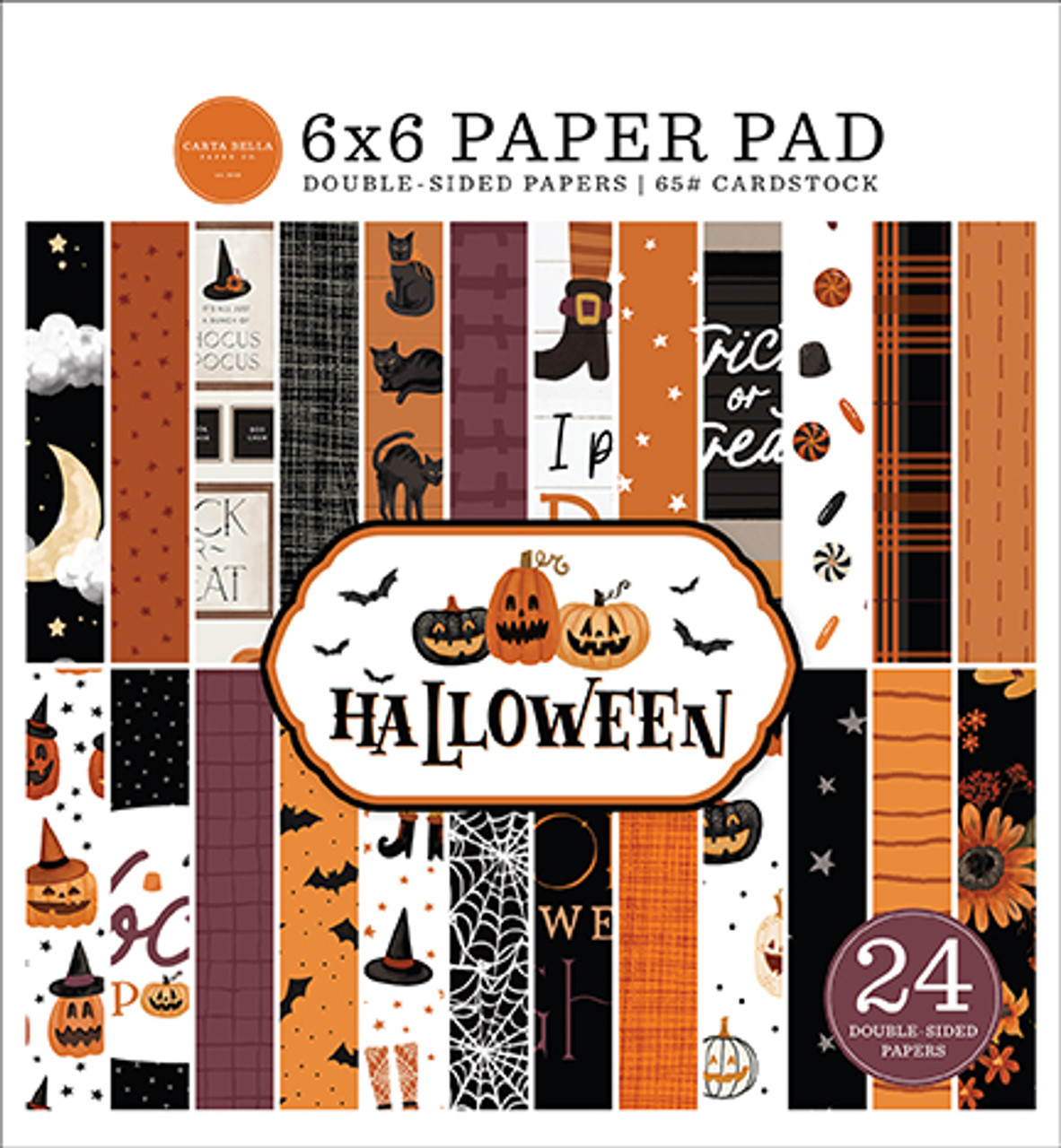 CARTA BELLA Halloween 6x6 Paper Pad - Scrapbook Generation