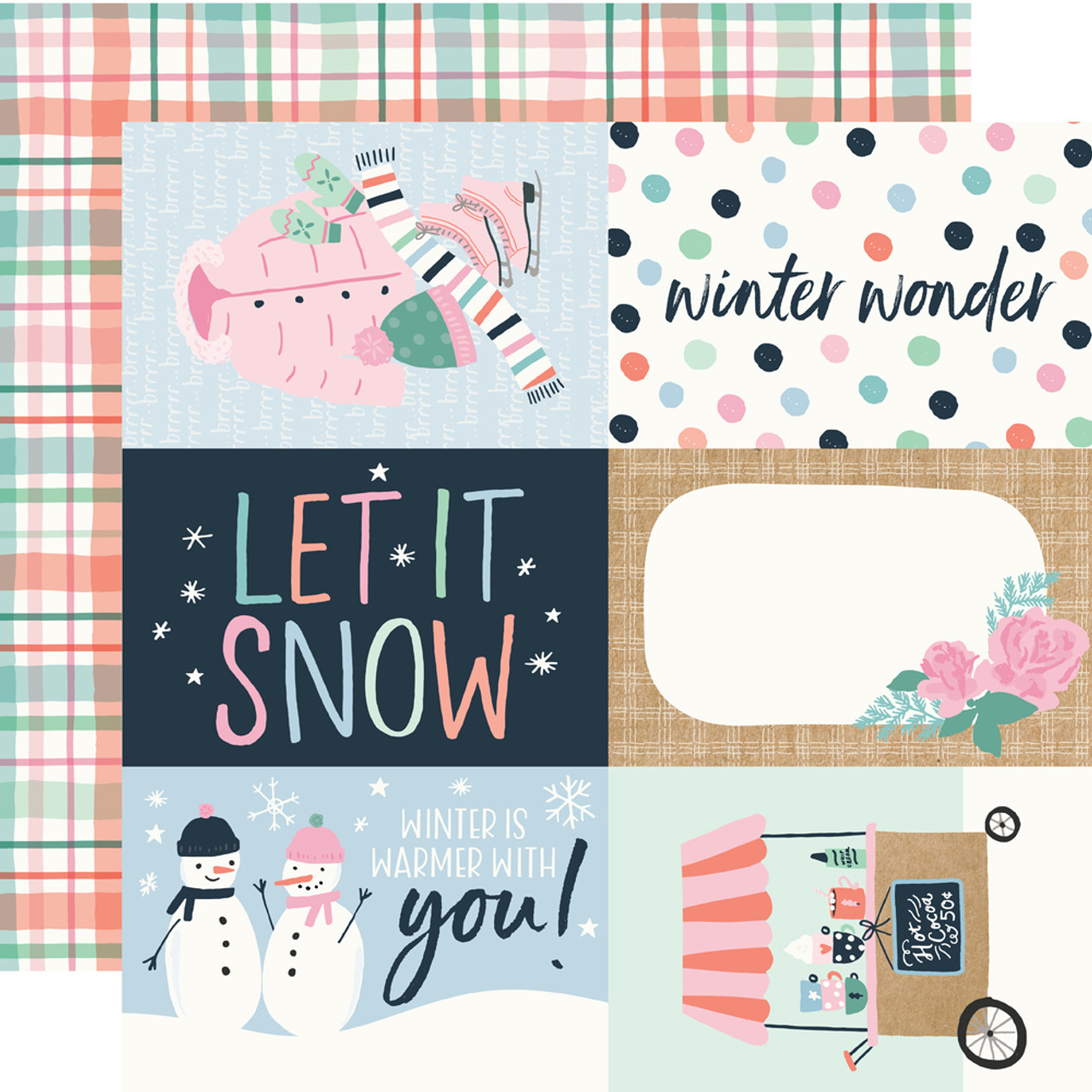 Free Winter and Christmas Scrapbook Paper