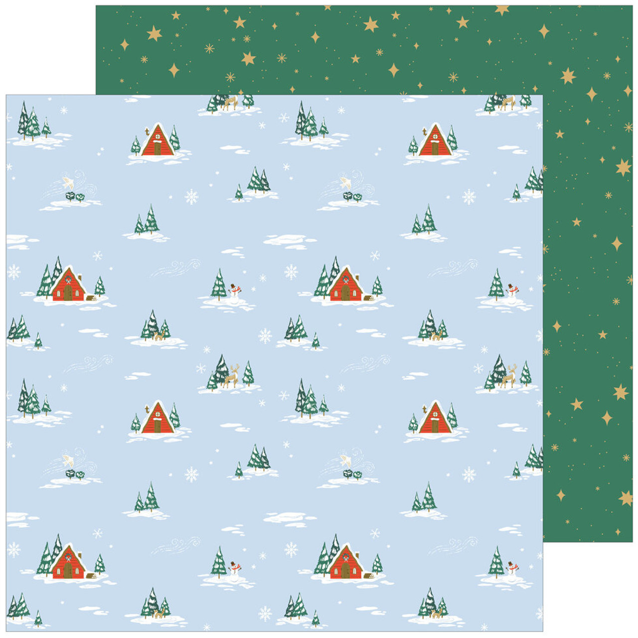 Winter Wonderland -Scrapbooking Paper Pack Winter Scrapbook Paper