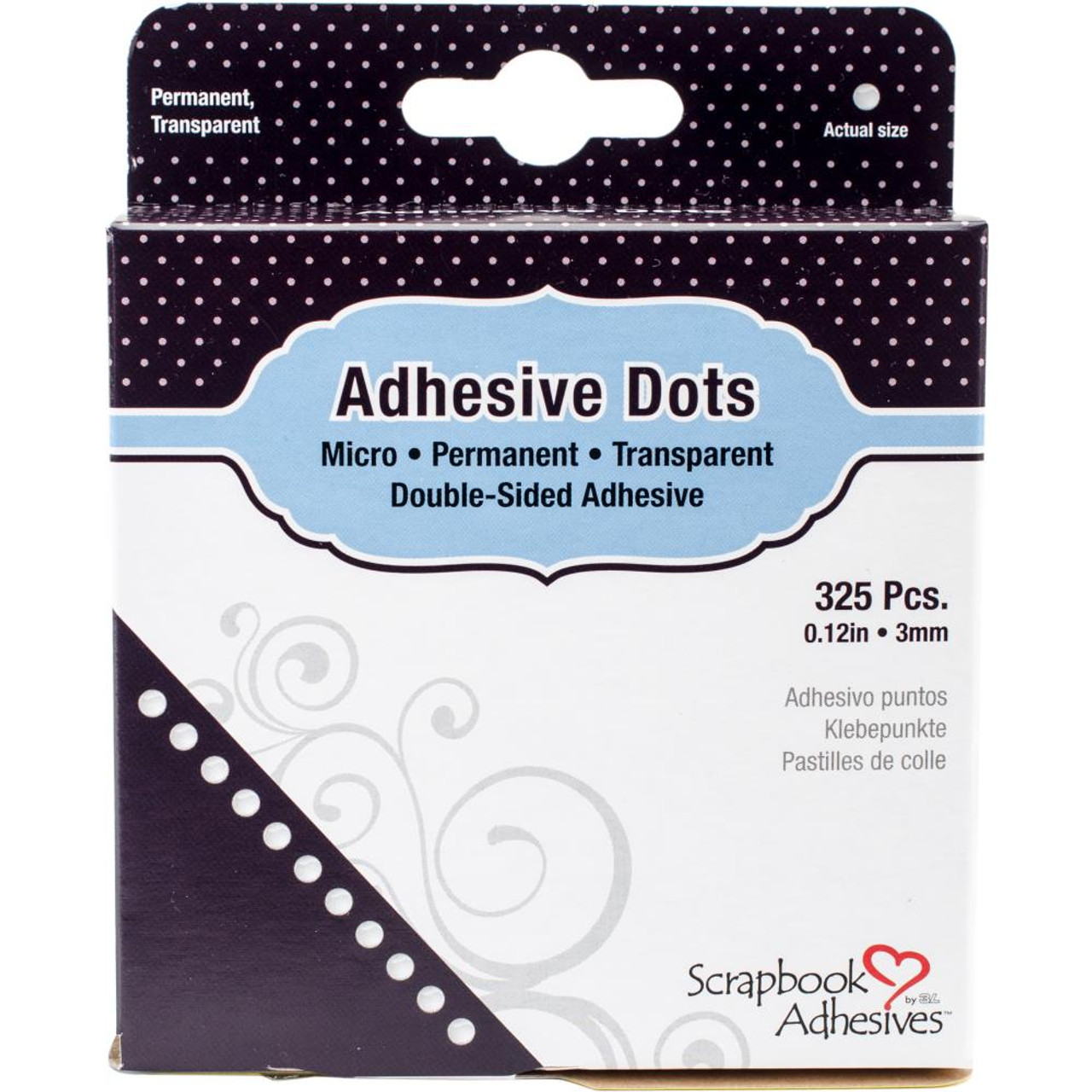 SCRAPBOOK ADHESIVES Permanent Adhesive Dots Roll: Micro (325 pc.) -  Scrapbook Generation