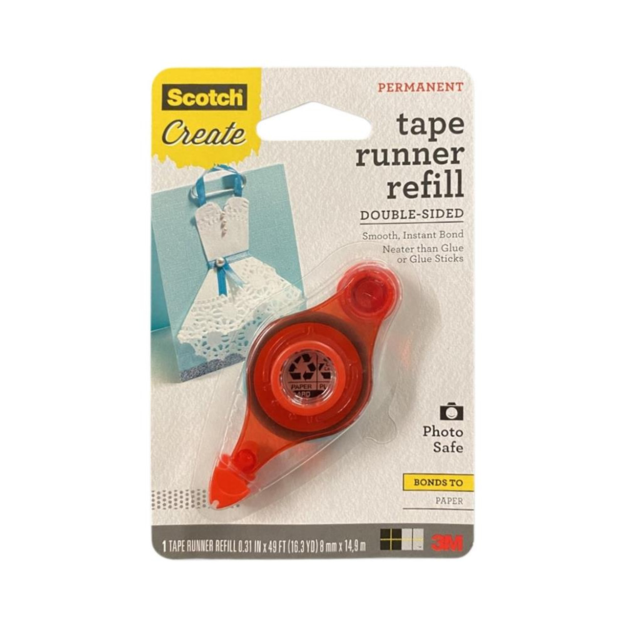 SCOTCH ADHESIVE Dot Roller - REFILL (new style) - Scrapbook Generation