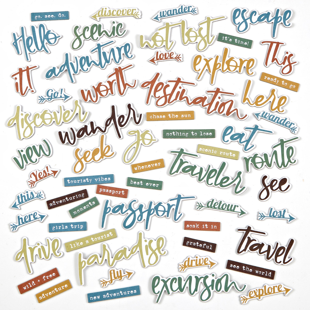 Travelers Tale 12 x 12 Quotes & Phrases - Quick Quotes Scrapbook