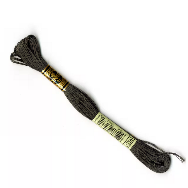 DMC Six-Strand Embroidery Floss: 3799 - V DK Pewter Gray