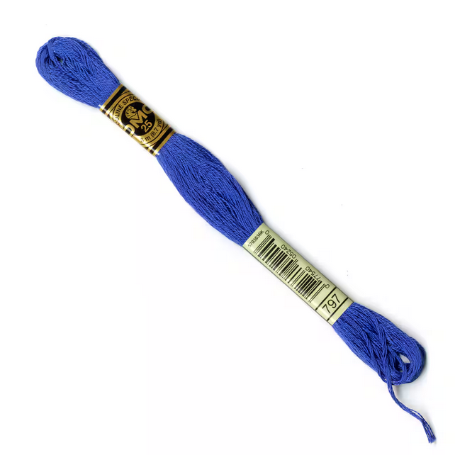 DMC Six-Strand Embroidery Floss: 797 - Royal Blue - Scrapbook