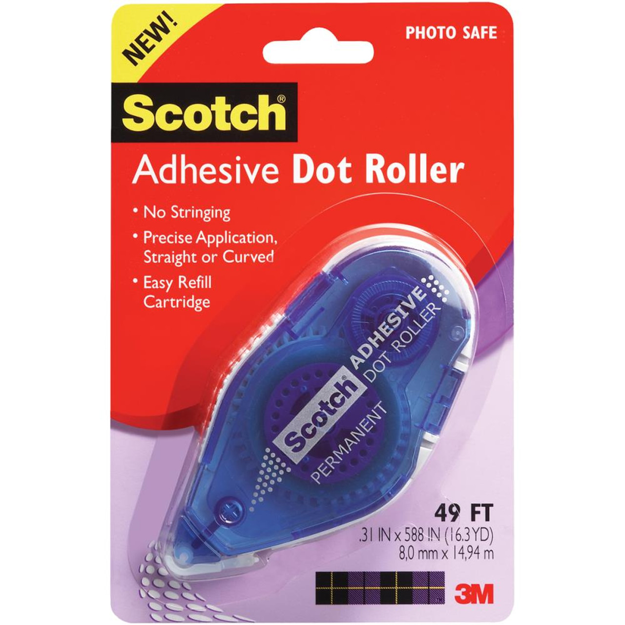 Scotch Adhesive Dot Roller Refill-.31X49