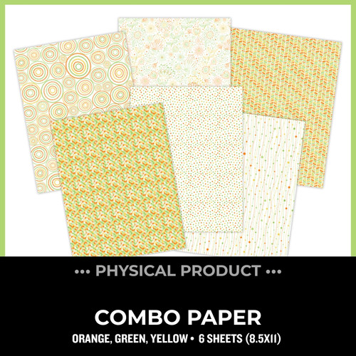 WC26 ATTENDEES ONLY: PRINTED PRINTABLES Combo Paper | Orange, Green, Yellow