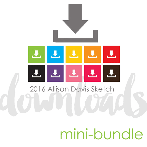 DIGITAL DOWNLOAD: 2016 JULY MINI-BUNDLE 4th of July Theme - Two Page