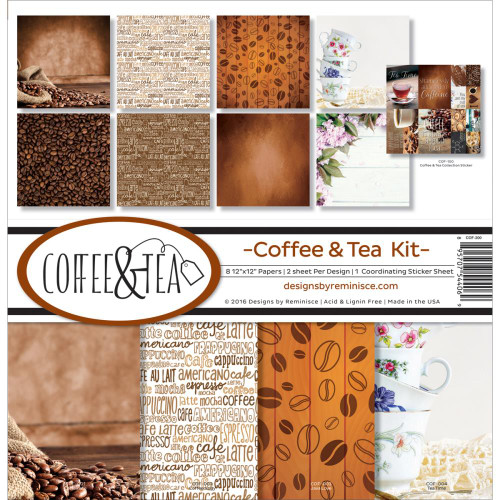 REMINISCE Coffee & Tea 12x12 Collection Pack