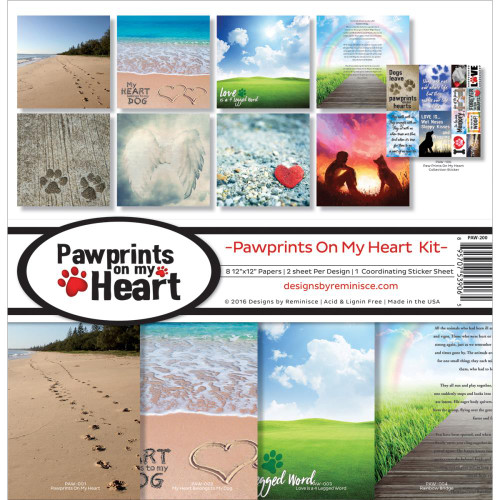REMINISCE 12x12 Collection Pack: Pawprints On My Heart