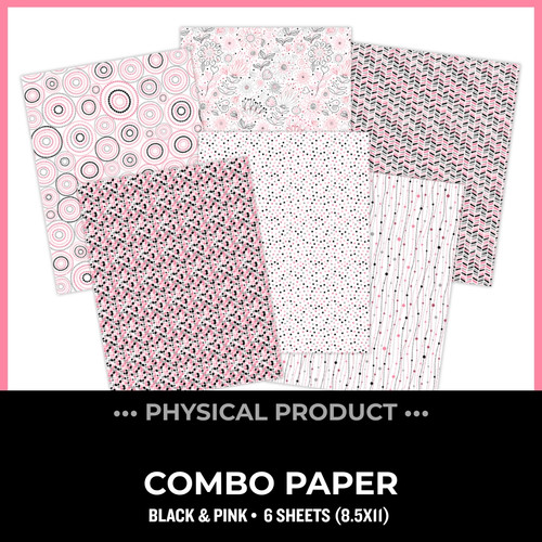 WC26 ATTENDEES ONLY: PRINTED PRINTABLES Combo Paper | Black & Pink